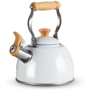 Chaleira de Chá 1.5L com Apito, branca, ROCKURWOK, Branco