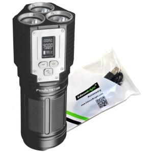 Lanterna LED FENIX TK72R, EDISONBRIGHT, Preto