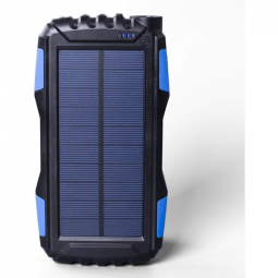 Kiizon Carregador Solar 25000mAh Prova D Água LED Nautica Camping Praia