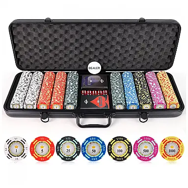Maleta de Poker com 500