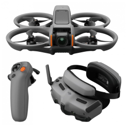 DJI Avata 2 Fly More Combo 1 Bateria, Drones FPV com Câmera 4K para Adultos, Experiência Imersiva, Protetor de Hélice Integrado