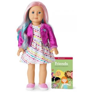 Boneca American Girl Truly Me DN88 com Cabelo Colorido para Crianças Acima de 6 Anos