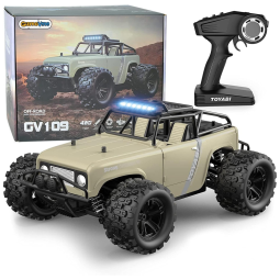 Carrinho de Controle Remoto 4x4, Off Road, GIZMOVINE GT 21010801YL, Bege
