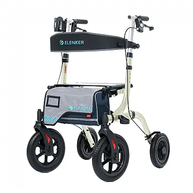 Andador All-Terrain Rollator com Assento,