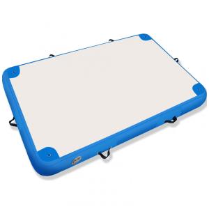 Flutuante Inflável com Superfície Antiderrapante Suporta até 453 Quilos, GZKYYLEGS, Azul