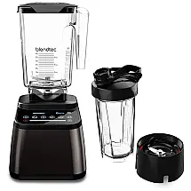 Liquidificador Profissional 2,6L com 100 Velocidades e Copo de 1L para Viagem, 110V 1800W, Blendtec, Preto