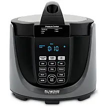 NUWAVE Panela de Pressão Elétrica Multifuncional 7L, 11 Definições, Painel Digital, Aço Inoxidável, 1000W, 110V, Preto