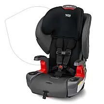 Cadeira de Bebê para Carro Britax 2 em 1 com Assento Elevatório Indicado para 11 a 54 kg, Preta Crespúsculo