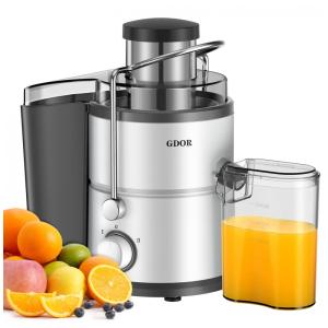 Centrífuga de Frutas com 2 Velocidades, Aço Inox, 800W, 110v, GDOR, Prateado