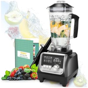 Liquidificador de Bancada 2 Litros com 9 Velocidades, 110V 1800W, OMMO, Preto