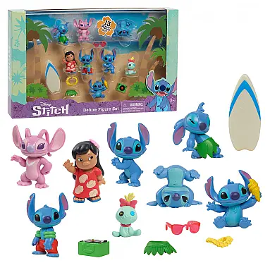 Kit 13 Brinquedos Lilo Stitch