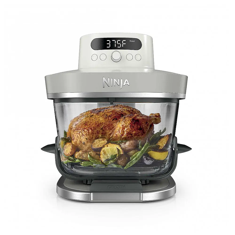 Fritadeira a Ar Ninja Crispi Pro AS101LG 6-em-1 de Vidro CleanCrisp Cor Osso 110V