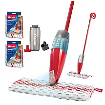 Mop Spray com 3 Refis Extras de Microfibra, O Cedar ProMist MAX, Vermelho