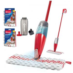 Mop Spray com 3 Refis Extras de Microfibra, O Cedar ProMist MAX, Vermelho