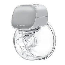 Bomba Tira Leite Única Portátil com, 2 Modos e 5 Níveis de Sucção, MOMCOZY S9 11, Cinza