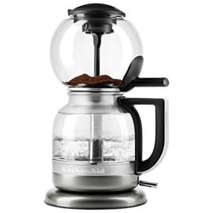Cafeteira Elétrica KitchenAid, 8 Xícaras, Cinza e Preto 110V