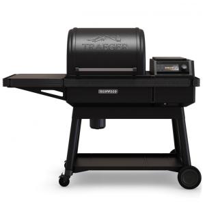 Churrasqueira á Pellet de Madeira com Controle por App, WI-FI e Superfície de Cozimento Total 3974 cm2, Traeger, Preta