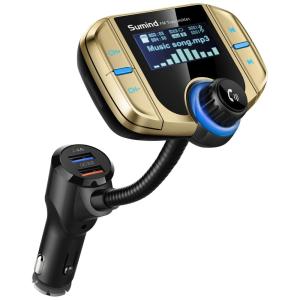 Sumind Receptor Transmissor FM Bluetooth Veicular Sem fio
