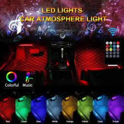 KaiDengZhe Barra de Luz LED Colorida com Controle por APP, 12V, 4 Peças