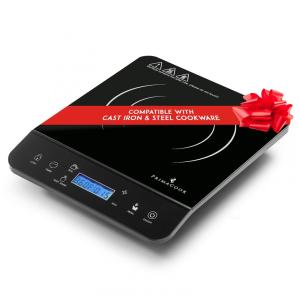 Cooktop de Indução Portátil PRIMACOOK Single Burner Preto - Aquecimento Rápido e Seguro para Culinária Gourmet