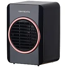 Aquecedor de Cerâmica Elétrico Portátil, 220W, 110v, KIMVIENTO, Preto