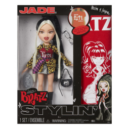 Boneca de Moda Bratz Stylin Jade com Camiseta Personalizável para Você e Acessórios