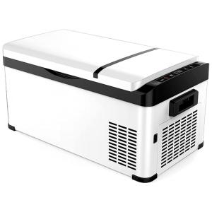 Mini Geladeira, Cooler Automotiva Elétrico Portátil 26L, 110v, JUNKUN, Branco