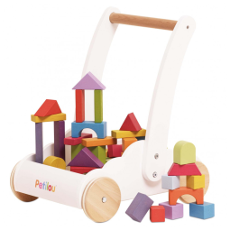 Andador Educativo Arco-Íris com Nuvem, Ideal Para Meninos e Meninas a Partir de 1 Ano, Com 45 Blocos, Le Toy Van, Multicolorido