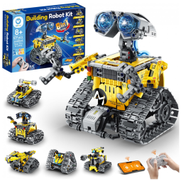 Kit robô e carro de acrobacias 6 em 1 Sillbird com 631 peças, controle remoto e app, robótica STEM para crianças a partir de 6 anos