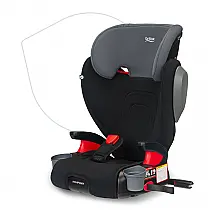 Assento Elevador com Encosto Britax Highpoint Preto Sombreado 2-em-1 Lavável 18,1 a 54,4 kg