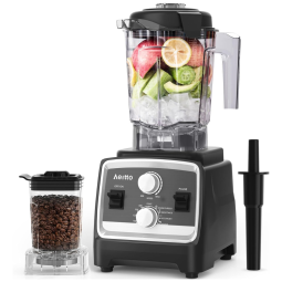 Liquidificador Profissional 2 em 1 Capacidade 2L com Motor de 1800W, 110V, Aeitto, Cinza