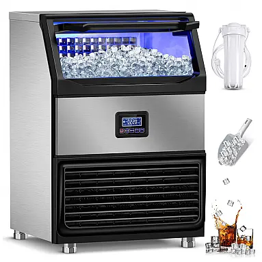 Máquina de Gelo Profissional, Produz