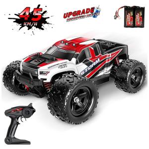 Carro de Controle Remoto Escala 118 para Adultos e Crianças com Bateria Recarregável, TIZZYTOY, Preto