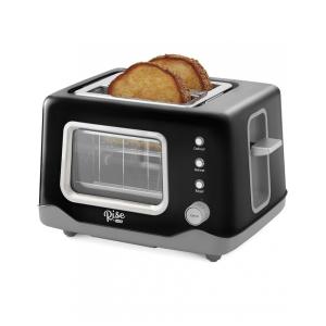 Torradeira Elétrica de 2 Fatias com 7 Níveis de Tostagem, 110V 1100W, Dash, Preta