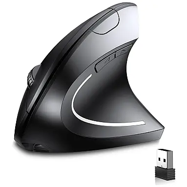 Mouse Ergonômico Vertical sem Fio