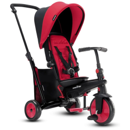 Triciclo Infantil para Passeio smarTrike 5021533 com Assento Ajustável 3 Estágios, Idade Recomendada 1 a 4 Anos, Vermelho
