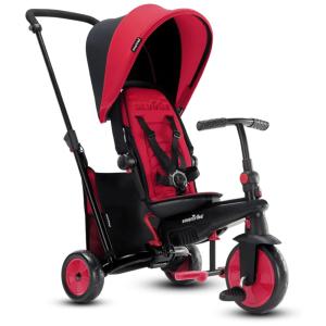 Triciclo Infantil para Passeio smarTrike 5021533 com Assento Ajustável 3 Estágios, Idade Recomendada 1 a 4 Anos, Vermelho