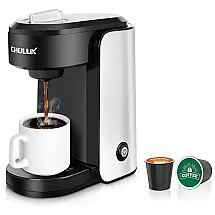 Cafeteira Elétrica Expresso Manual 300mL, 1000W, 110v, CHULUX QF CM804, Prateado