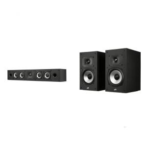 Sistema de caixas Polk Audio Monitor XT20 e XT35 3.0 canais preto para home theater