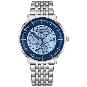 Relógio Masculino Analógico, Automático em Aço Inoxidável, Modelo, STUHRLING 3994T, Prateado