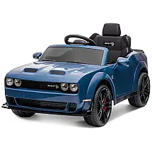 Carro Carrinho Elétrico Infantil ENYOPRO 12V V Recarregável com 3 Velocidades e Luz LED, Azul