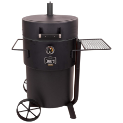 Defumador de Tambor a Carvão com Medidor de Temperatura, Oklahoma Joe s 19202100, Preto