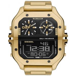 Relógio Masculino Analógico Quartzo de Aço Inoxidável, DIESEL DZ7454, Dourado