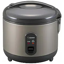 Panela de Arroz Elétrica Multifuncional 1,3L, Aço Inoxidável, 700W, 110v, ZOJIRUSHI NS RPC10HM, Cinza