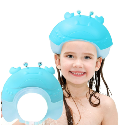 Chápeu Viseira Infantil Protetor de Olhos Hora do Banho, FUSACONY, Azul
