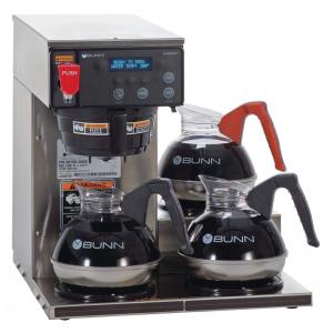 Cafeteira Automática Comercial 12 Xícaras com 3 Aquecedores, Jarras Não Inclusas, 110V 600W, BUNN Axiom 15-3, Preta