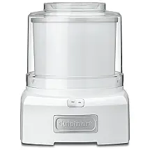 Sorveteira Pás MIsturadoras Congela em 20 Minutos Tampa Transparente, CUISINART CIM 42PC, Branco