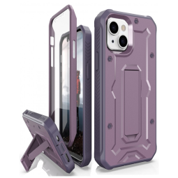 Capa para Iphone 13 e 14 de Alta Resistencia Nível Militar, CaseBorne, Roxa