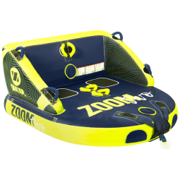 Boia Rebocável Inflável Para 2 Pessoas, Resistente, ZUP, Azul Escuro