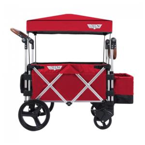 Carrinho de Bebê e Passeio Dobrável e Multifuncional, Peso Máximo 49 kg, KEENZ Red, Vermelho